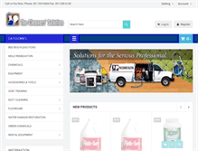Tablet Screenshot of cleanerssolution.com